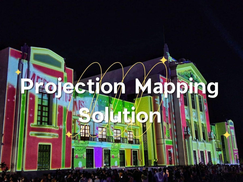 Buildings 3D Projection Mapping Light Show Solution For Christmas