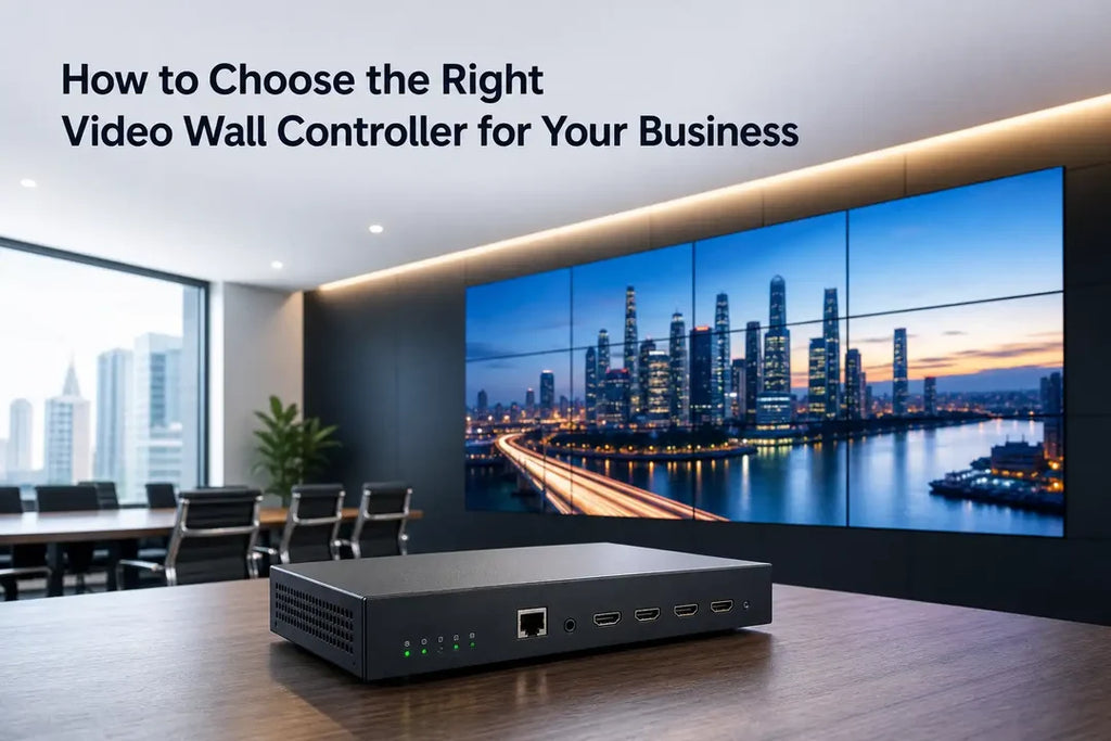 How to Choose the Right Video Wall Controller for Your Business