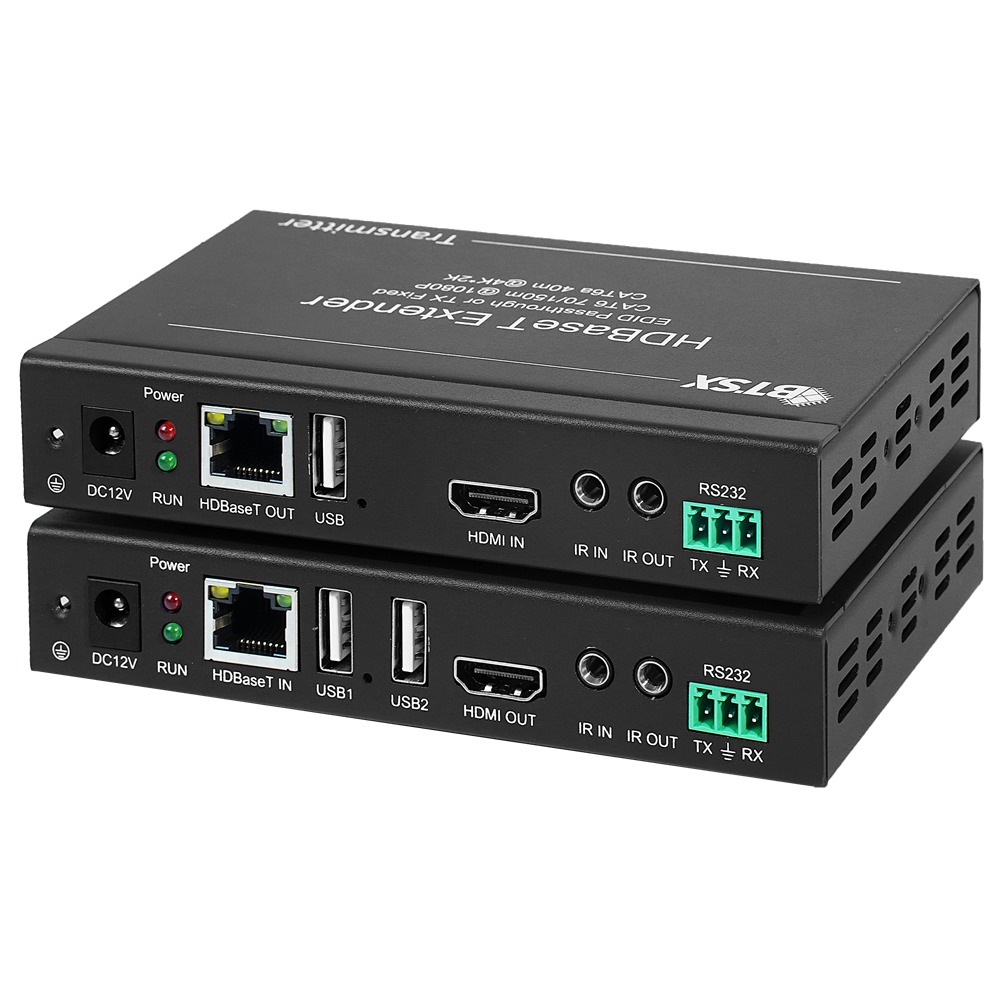 BIT-Ex-HDBT-150 1080P FHD HDMI KVM Extender USB Extender Over Network 150m  HDBaseT Converter RS232 HDCP