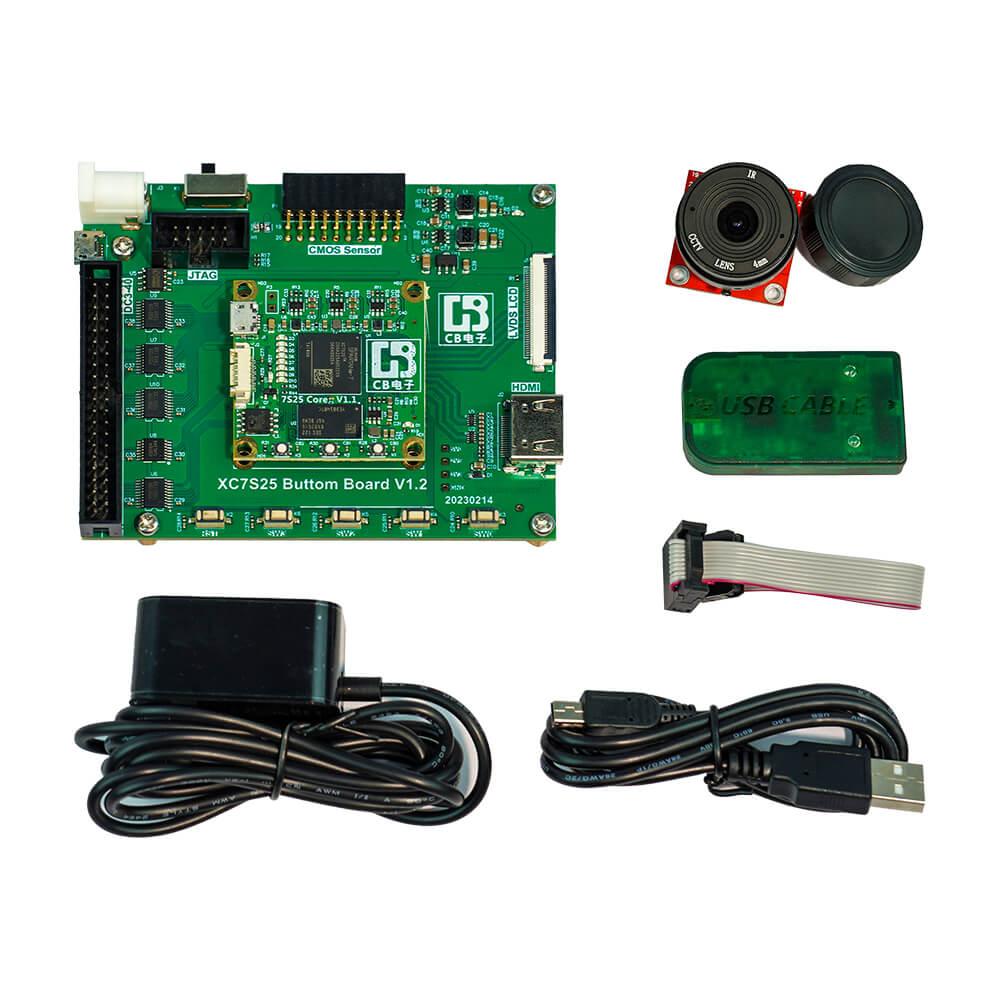 BIT-DB-XC7S25 FPGA Development Board XC7S25-CSGA225 Xilinx Spartan-7 - BITVISUS