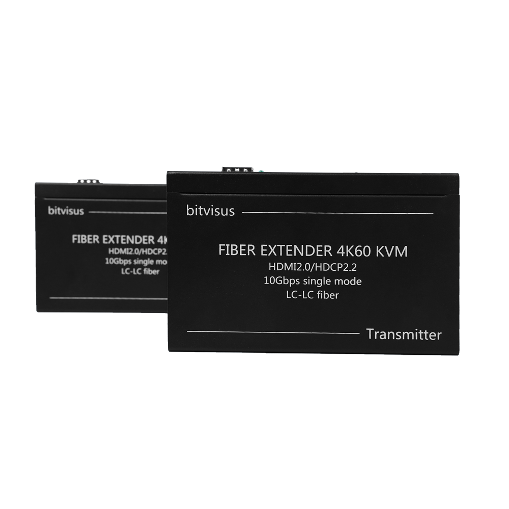 BIT-Ex-Fib-4K60-KVM 4K60 HDMI Extender USB Extender 10km HDMI to Fiber Converter RS232 HDCP2.2