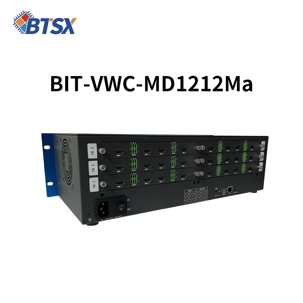 12x12 4K60 Seamless Video Wall Controller & Matrix Switcher - BITVISUS