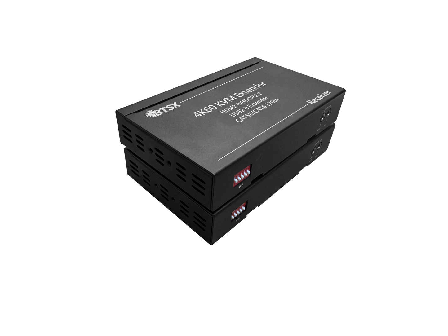 BIT-Ex-IP-4K60-KVM 4K60 Network Extender 100M to Network Cable Converter KVM USB RS232 Signal Extender Transmitter Receiver HDCP