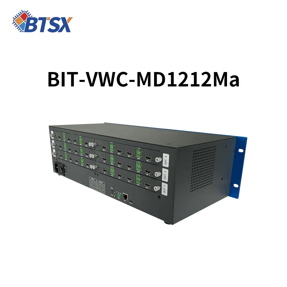 12x12 4K60 Seamless Video Wall Controller & Matrix Switcher - BITVISUS