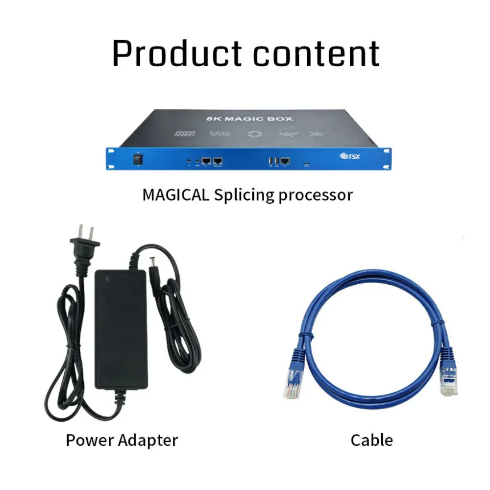 Bitvisus BIT-VJ-U1-115Pro Creative Splicing 8K60 PIP Cropping Zoom Point to Point LCD LED Video Wall Processor - BITVISUS