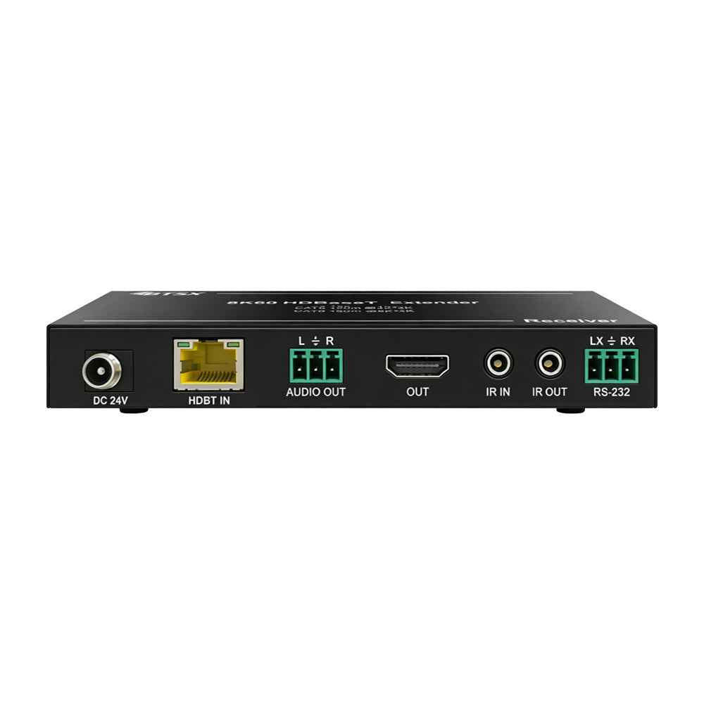 The 8K HDBaseT network extender can transmit networks within 150m
