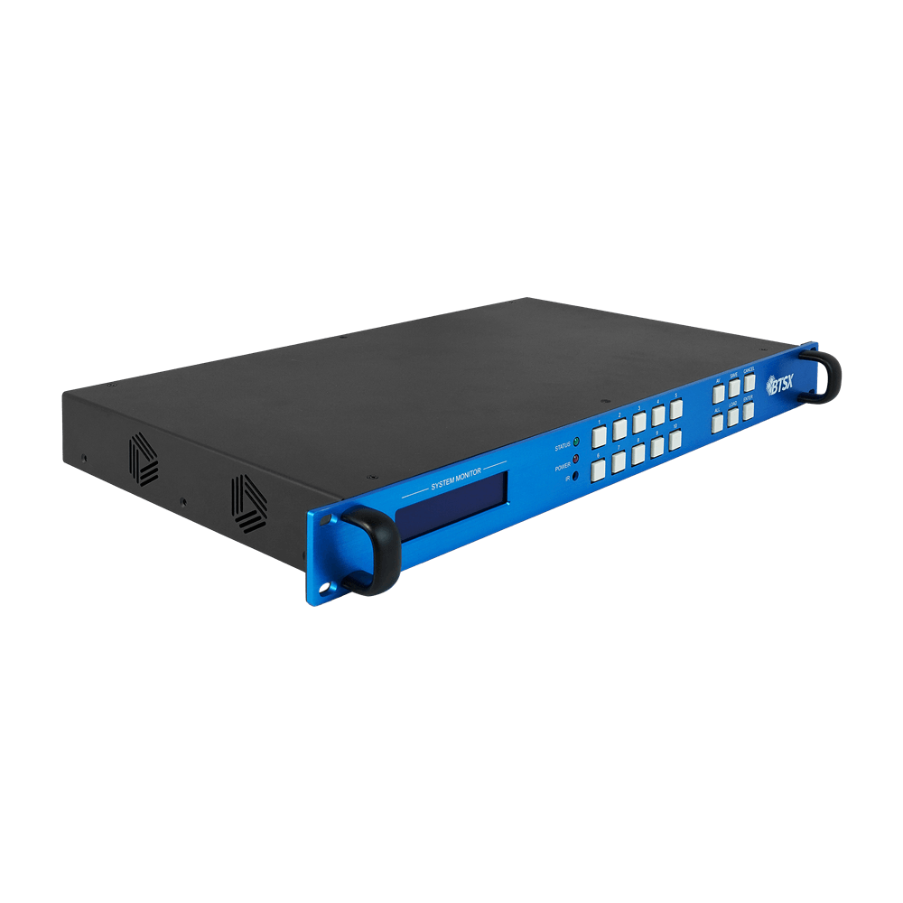 BIT-Ma-U1-MC0808 1U 8x8 4K 60Hz HDMI Matrix Switcher Splitter HDCP2.2/1.4 Smart EDID IR Control RS232 TCP/IP - BITVISUS