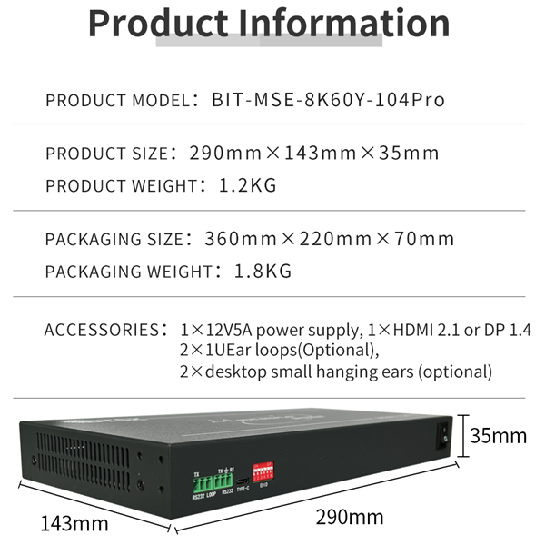 8K60 Edge Blending Processor