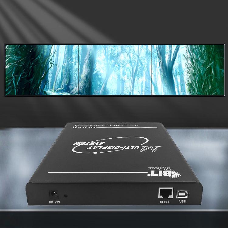 BIT-MSE-4K60-103PRO 4K60Hz 1x3 3x1 1x2 2x1 Video Wall Controller Tv Wall Processor HDMI/DP 1 Input 3 Outputs - BITVISUS