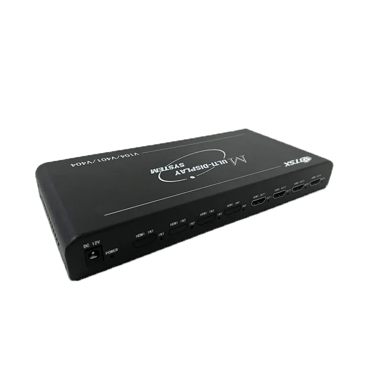 4K LCD Video Wall Controller Processor 90/180/270 Rotation 1 In 4 Out HDCP - BITVISUS