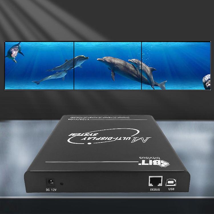 BIT-MSE-4K60-104PRO 4K60Hz 2x2 1x4 4x1 1x3 3x1 Video Wall Controller HDMI/DP 2 Inputs 4 Outputs - BITVISUS