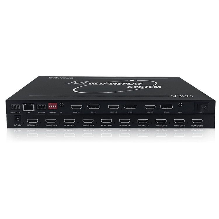 BIT-MSE-8K-309HD 8K Video Wall Controller 3x2 2x3 2x4 1x9 1x7 Multi-Projector System Processor HDMI/DP 3 In 9 Out - BITVISUS