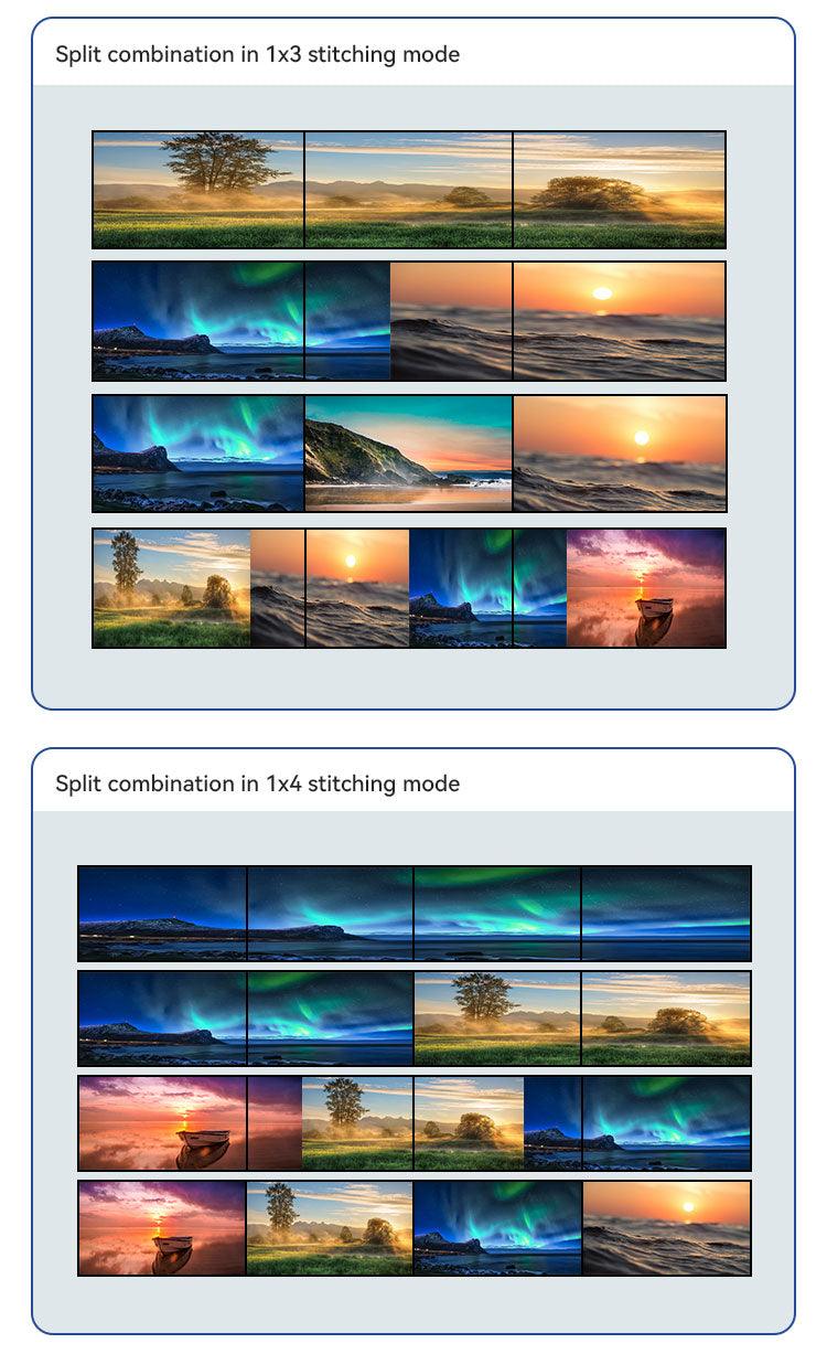 BIT-VWC-LT404 MultiViewer Splicing 2x2 1x4 4x1 1x3 3x1 4 In 4 Out HDMI Matrix Video Wall Controller Processor Splitter Video HDMI Switcher - BITVISUS
