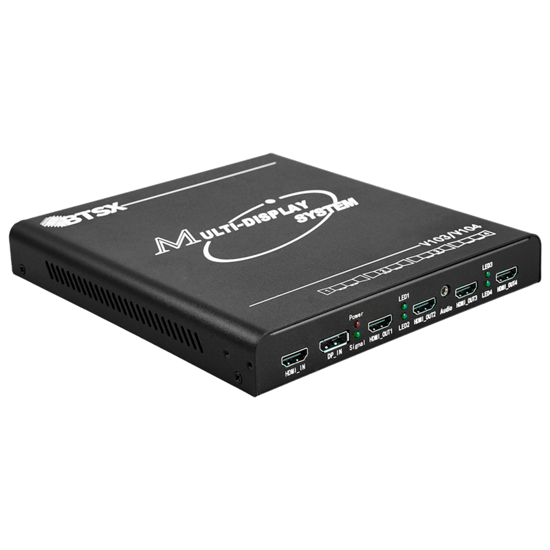 BIT-MSE-4K60-104PRO 4K60Hz 2x2 1x4 4x1 1x3 3x1 Video Wall Controller HDMI/DP 2 Inputs 4 Outputs - BITVISUS