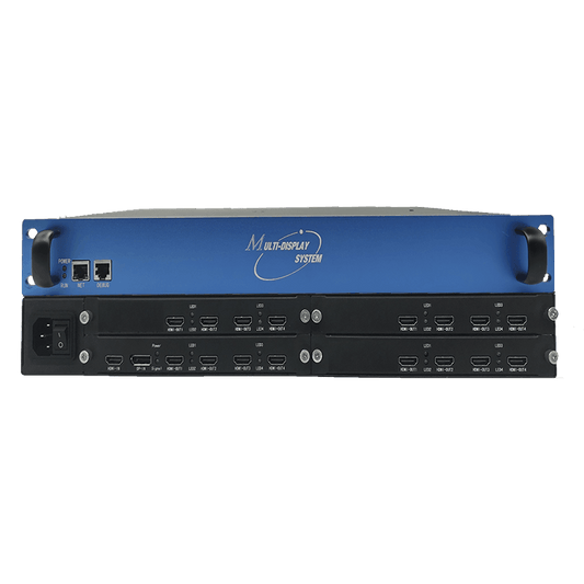 BIT-VWC-U1-116 Modular 1U Rack Unit 8K 16K Video Wall Controller Processor Web Control RS232 - BITVISUS