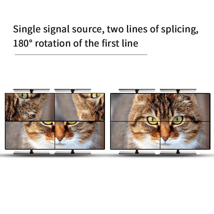 BIT-VWC-409R 4K 60Hz LCD Video Wall Controller Processor 2x2 3x3 HDMI DP Rotation Remote Control RS232