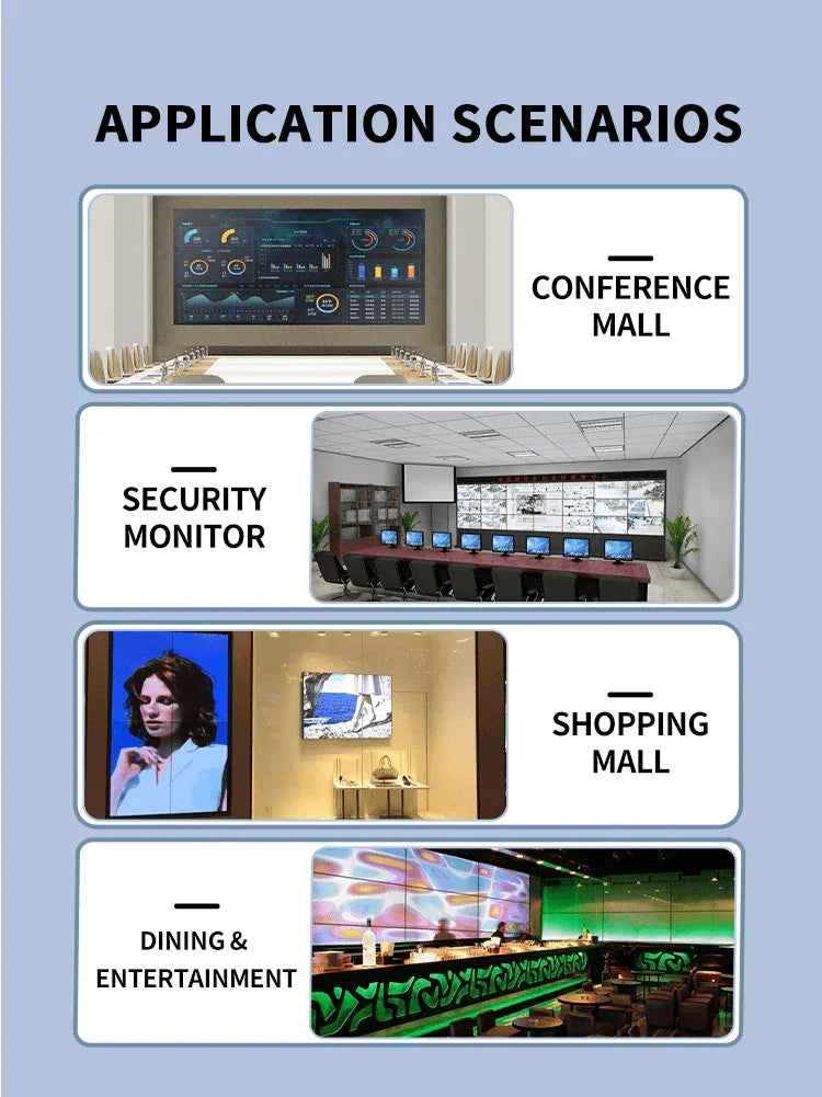 BIT-VWC-4K60-104 4K60Hz LCD 2x2 1x4 4x1 1x3 3x1 1x2 2x1 Video Wall Controller Processor 180°Rotation Seamless 1 In 4 Out HDCP