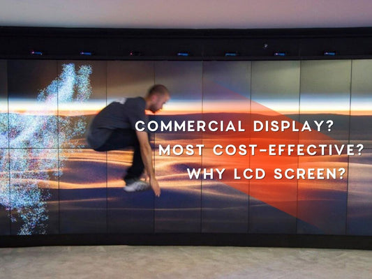 Why Indoor Commercial Display Is Still Choosing LCD Video Wall