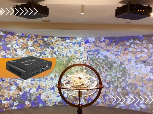 Two Projectors on One Screen multi-projector display a larger image solution