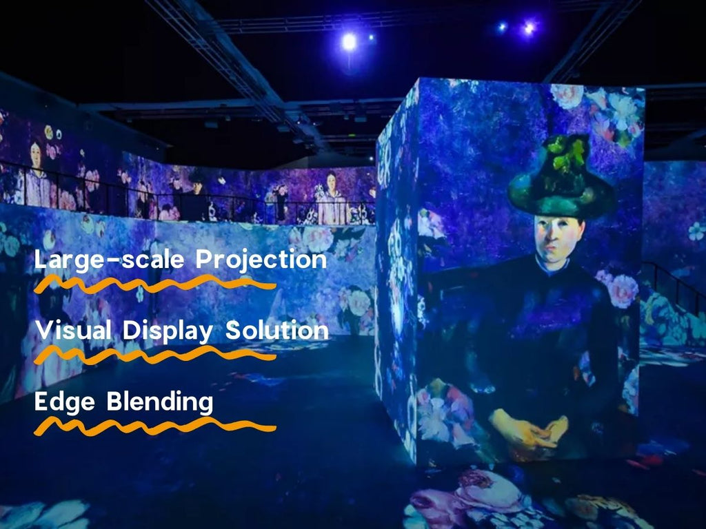 Large-Scale Projection Display Solution Immersive Space Cézanne Painting Art Exhibition