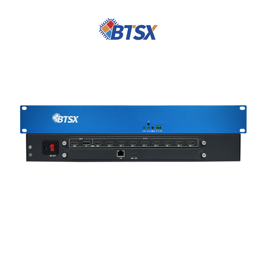 Dec64-09 4K60 IPC Decoding and Splicing Processor 9-Channel HDMI Output 64-Channel IP Camera Video Wall Controller for Security Monitoring