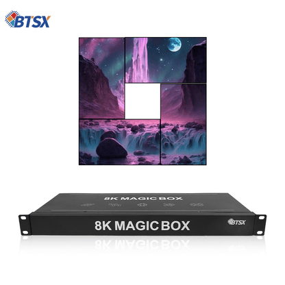 8K projection integrated into the control system Magic Box 2x3 1x6 6x1 PIP Bitvisus