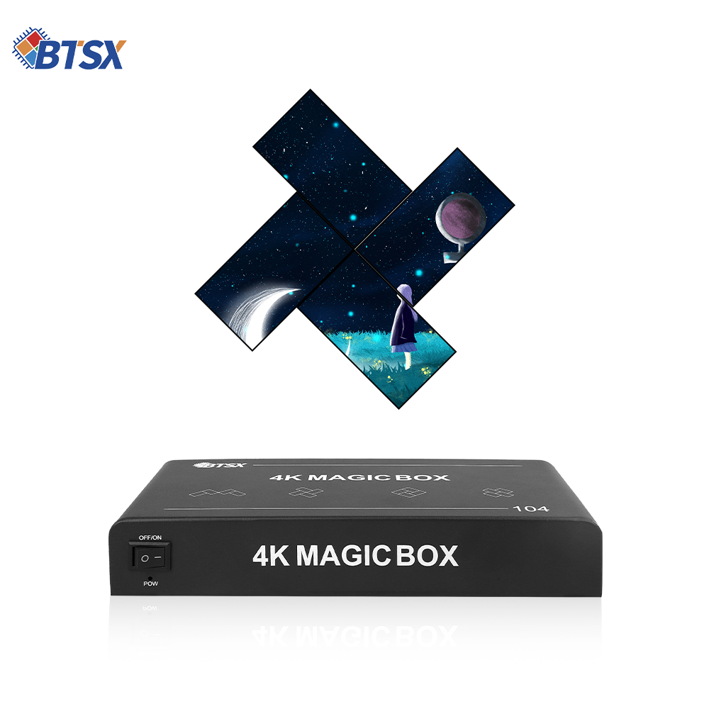 4K60 Video Wall Controller 1x3 2x3 Special-shaped Splicing Processor  Creative