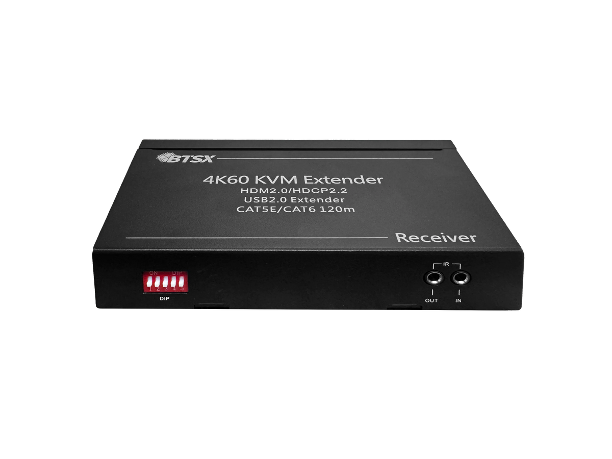 4K60 Network Extender 100M to Network Cable Converter KVM USB RS232 ...