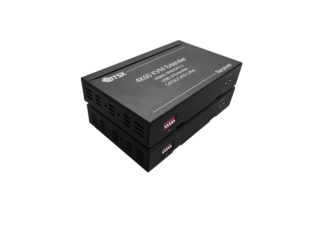 BIT-Ex-IP-4K60-KVM 4K60 Network Extender 100M to Network Cable Converter KVM USB RS232 Signal Extender Transmitter Receiver HDCP - BITVISUS