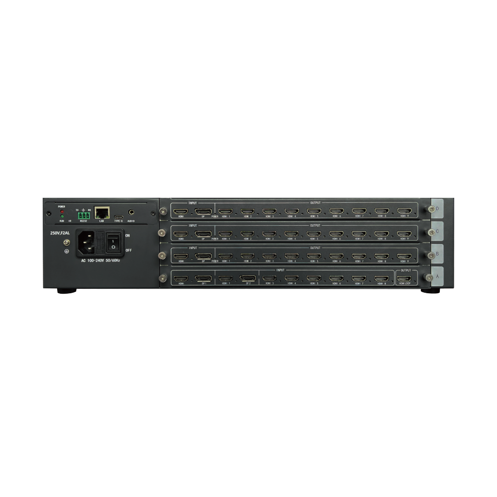 BIT-VWC-827MV 4K60 Multi-Screen Video Wall Processor 8 Input 27 HDMI Output Splicing Multi-Window Seamless Matrix Web Control RS232