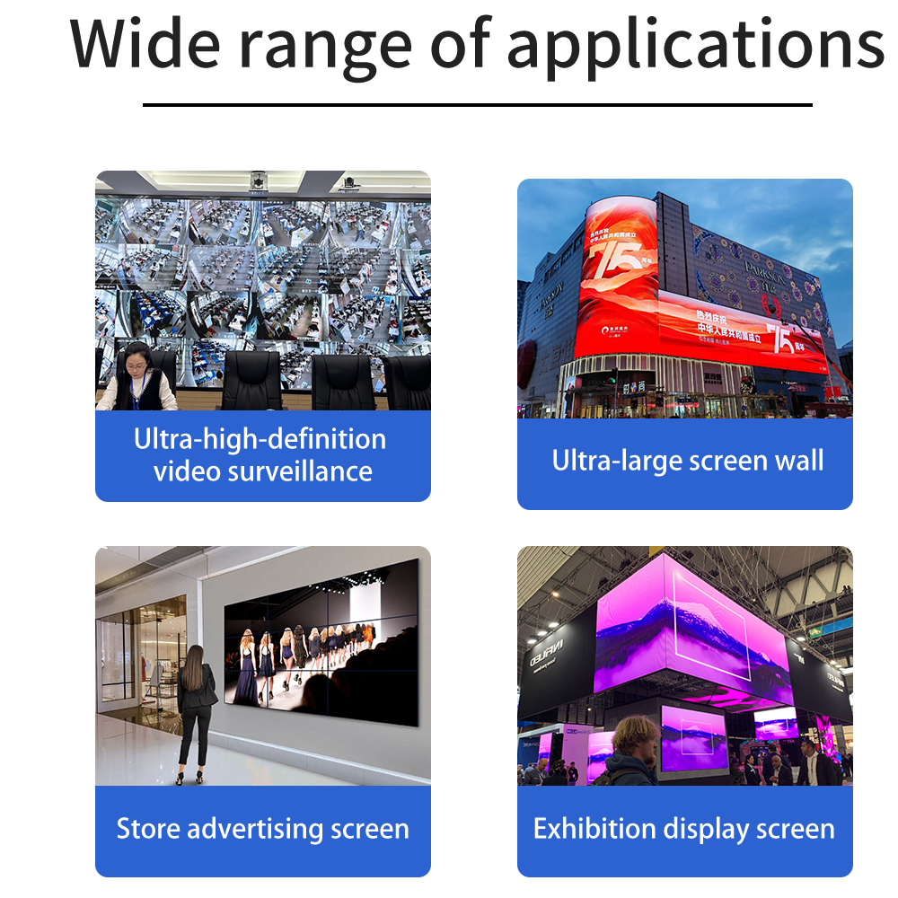 BIT-VWC-209SW 4K60 Video Wall Controller 2x9 Seamless Splicing Processor HDMI DP Multi-Screen Display