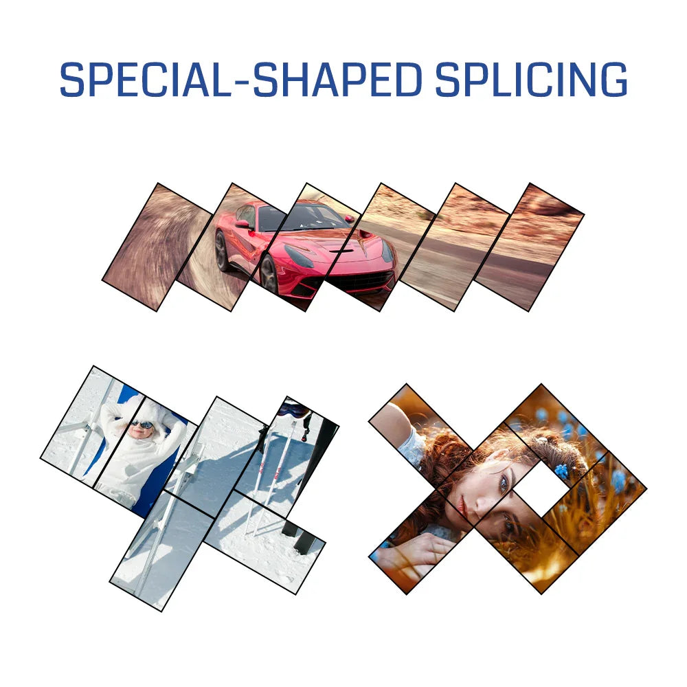 4K60 Video Wall Controller 1x3 2x3 Special-shaped Splicing Processor  Creative