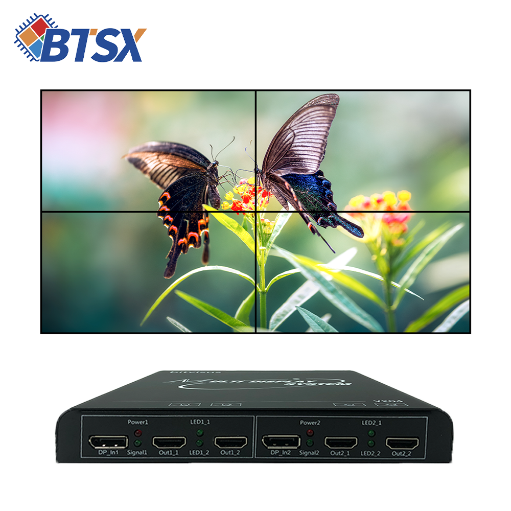 BIT-MSE-8K-204HD 8K30Hz 4K60Hz 2x2 1x4 1x3 1x2 Video Wall Controller Multi-Projector Processor HDMI/DP 2 Inputs 4 Outputs – BITVISUS