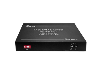 BIT-Ex-IP-4K60-KVM 4K60 Network Extender 100M to Network Cable Converter KVM USB RS232 Signal Extender Transmitter Receiver HDCP