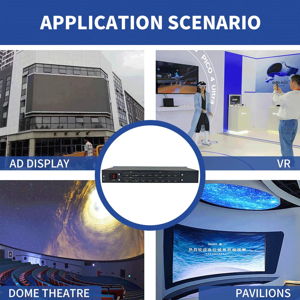 1x4 8K Video Controller 8K Multi-Screen Expansion Solution BIT-MSE-8K-212Pro