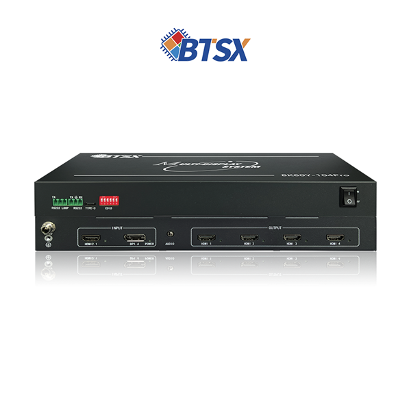 Customizable 8K60 multi-screen 4K projection blending system with multiple channels
