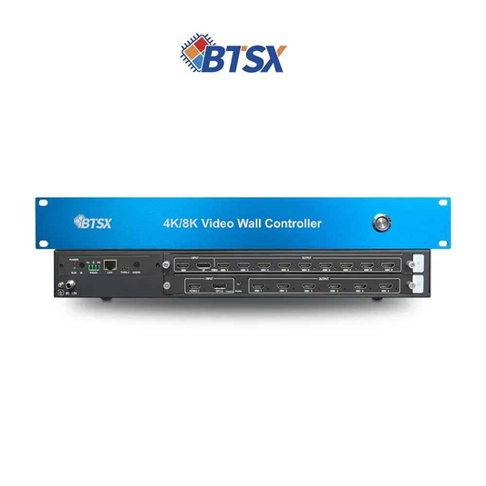 8K video wall controller 5x3 Video Wall Splicing 15-Channel HDMI Output