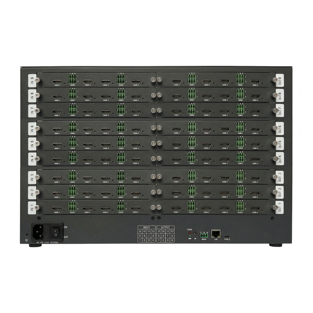 36x36 4K60 Seamless Modular Matrix Switcher & Video Wall Controller