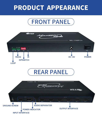 BIT-MSE-8K-106Pro FPGA Hardware 8K Video Controller 8K Multi-Screen Expansion Solution