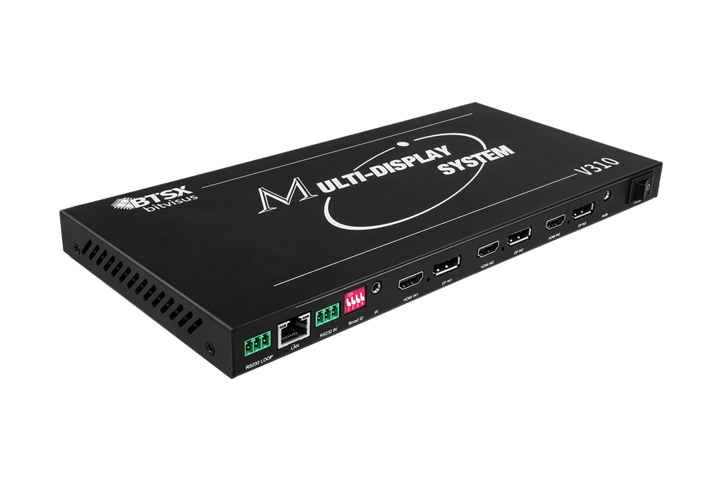 8K Video Wall Controller 2x5 1x10 Multi-Projector System Processor HDMI/DP 3 In 10 Out