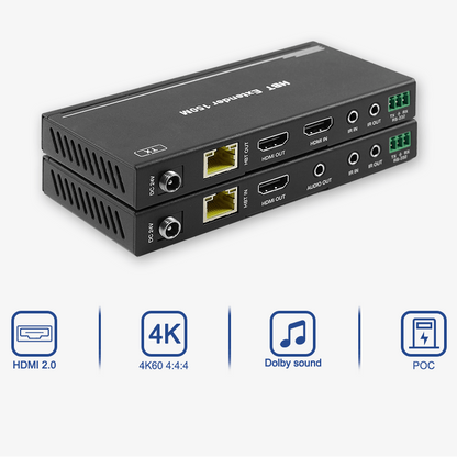 BIT Ex HDBT 4K60 150CK 4K 120m HDBT HDMI Extender PoC 2K 150m HDCP 1.4/2.2
