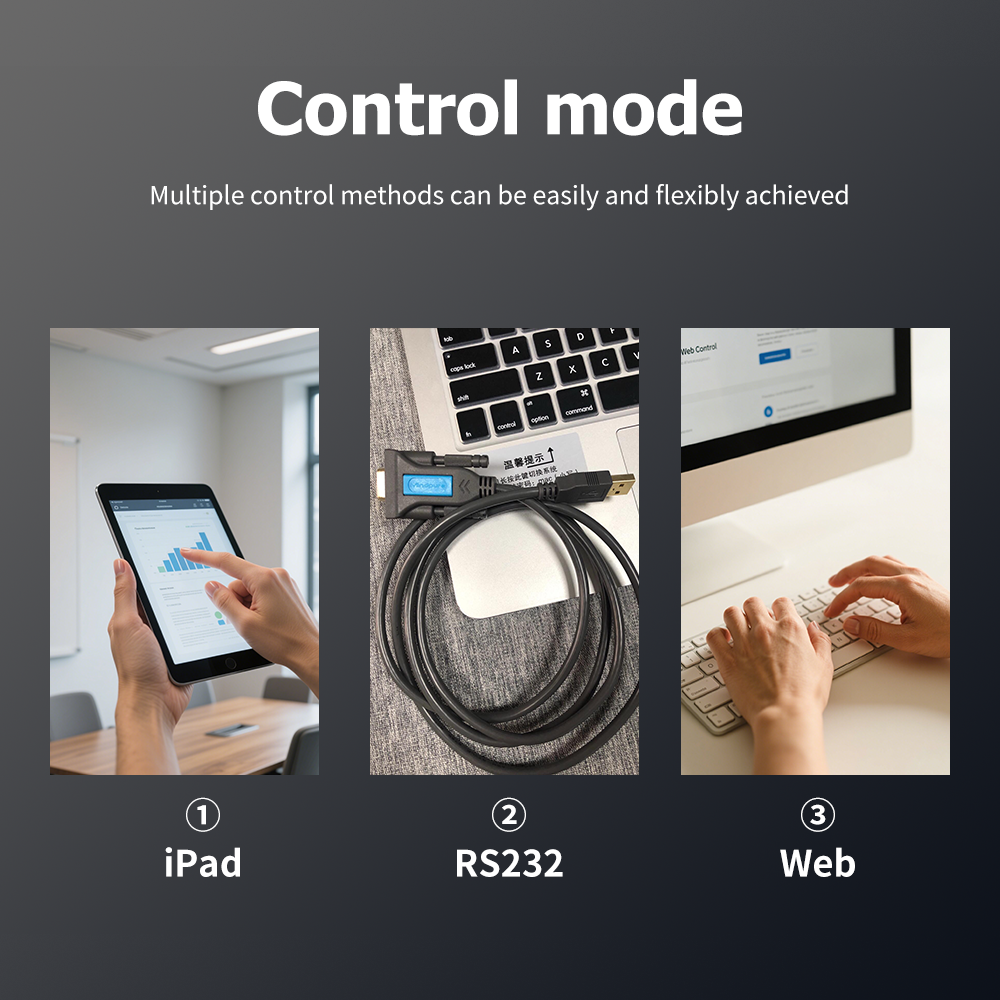 BIT-VP-809-2L video wall processor control methods iPad remote, RS232 and web browser control