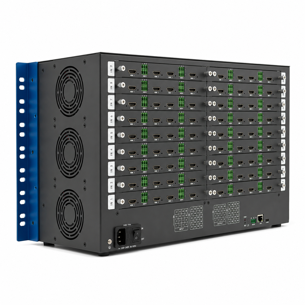 36x36 4K60 Seamless Modular Matrix Switcher & Video Wall Controller