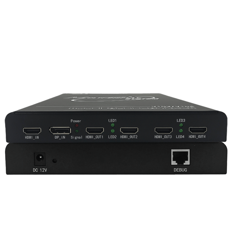 BIT-MSE-4K60-104PRO 4K60Hz 2x2 1x4 4x1 1x3 3x1 Video Wall Controller HDMI/DP 2 Inputs 4 Outputs