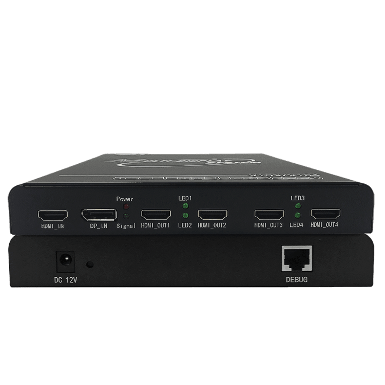 BIT-MSE-4K60-104PRO 4K60Hz 2x2 1x4 4x1 1x3 3x1 Video Wall Controller HDMI/DP 2 Inputs 4 Outputs