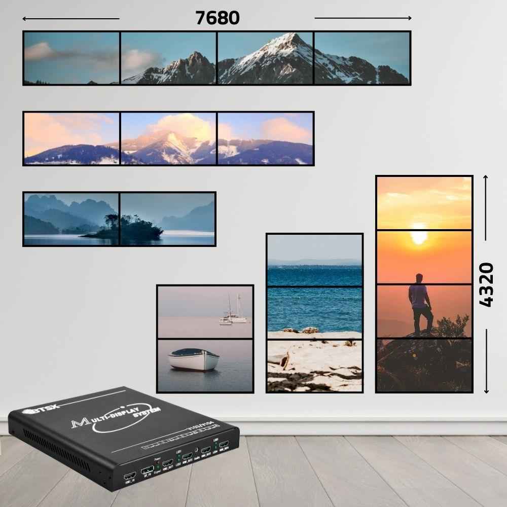High Resolution Video Wall Controller Processor Multi Projectors ...