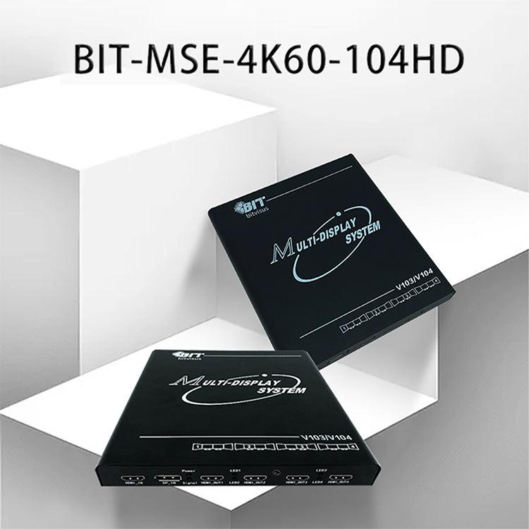 BIT-MSE-4K60-104HD 1x4 1x3 1x2 Video Wall Controller Projection Fusion System HDMI/DP 1 In 4 Out