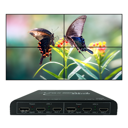 BIT-MSE-8K-204HD 8K30Hz 4K60Hz 2x2 1x4 1x3 1x2 Video Wall Controller Multi-Projector Processor HDMI/DP 2 Inputs 4 Outputs
