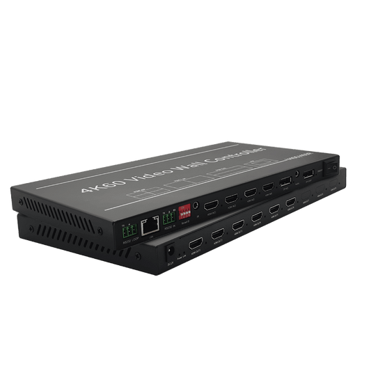 BIT-VWC-406R 4K 60Hz LCD Video Wall Controller Processor 3x3 2x4 4x2 2x2 2x3 3x2 HDMI DP Rotation Remote Control RS232