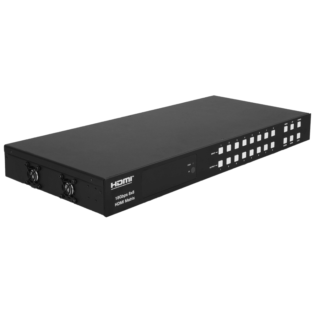 8x8 4K60 HDMI Matrix Switcher Splitter Smart EDID HDCP IR Remote ...